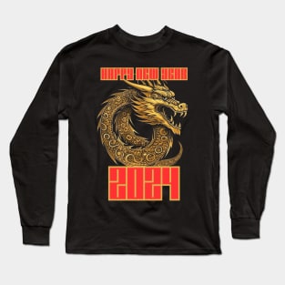 Year Of The Dragon 2024 Zodiac Chinese New Year 2024 Long Sleeve T-Shirt